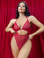Aria's Closet Kırmızı Transparan Fantezi Babydoll