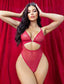 Aria's Closet Kırmızı Transparan Fantezi Babydoll Kırmızı S/M