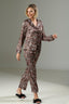 Aria's Closet Leopar Desen Yumuşak Dokulu Saten Gecelik Takımı Leopar S