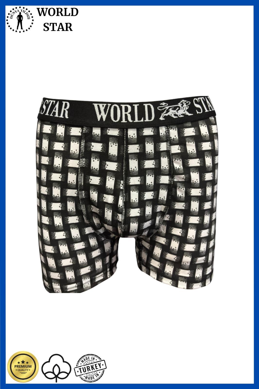 Aria's Closet Likralı Pamuklu Renkli Erkek Boxer Karışık Renk M