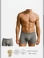 Aria's Closet Pamuklu Düz Gri Renk Erkek Boxer Gri M