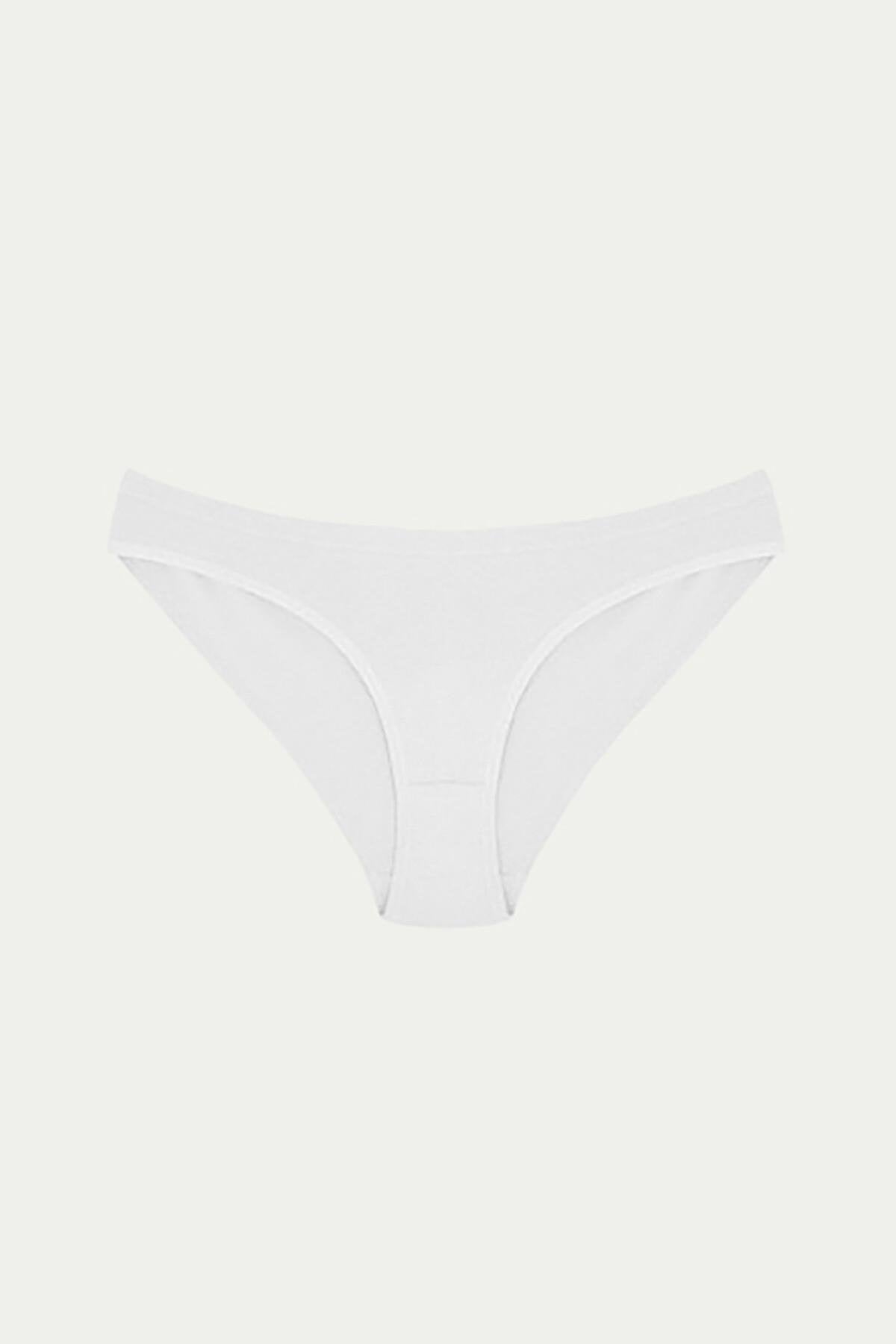 Aria's Closet Pamuklu Siyah Beyaz Ten Rengi 3'lü Külot