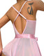 Aria's Closet Pembe Dantel İşlemeli Kurdelalı Fantezi Tül Babydoll