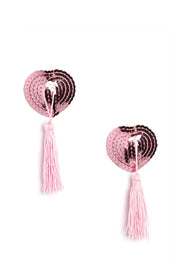 Aria's Closet Pembe Püsküllü Fantezi Göğüs Ucu Kapatıcı Pembe Standart