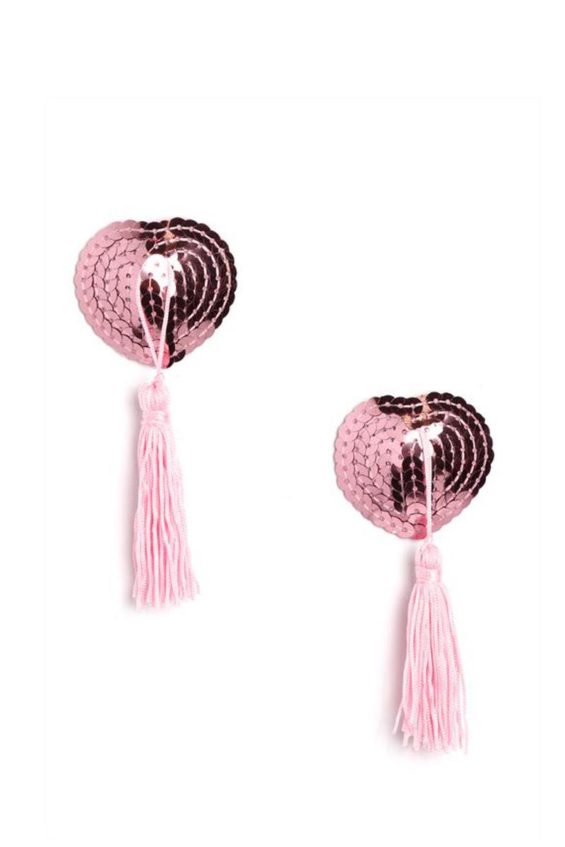 Aria's Closet Pembe Püsküllü Fantezi Göğüs Ucu Kapatıcı Pembe Standart