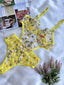 Aria's Closet Sarı Çiçek Desenli Bodysuit Sarı 75B