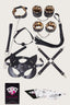 Aria's Closet Sexy Görselli Oyun Kartı Kama Sutra 7'li Leopar Harness Set Leopar Standart