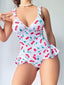Aria's Closet Vişne Desenli Fantezi Body