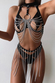 Aria's Closet Zincirli Alt Üst Fantezi Set Görsel Standart