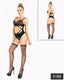 Aria's Closet Dantelli Balenli Fantezi Body Siyah XS