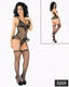 Aria's Closet Desenli Tül Babydoll Görsel XS