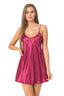 Aria's Closet Bordo Kısa Saten Gecelik BORDO S