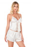 Aria's Closet Ekru Saten Babydoll Şort Takımı EKRU S