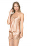 Aria's Closet Gold Saten Babydoll Şort Takımı GOLD S