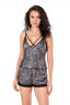 Aria's Closet Leopar Saten Babydoll Şort Takımı LEOPAR S
