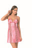 Aria's Closet Pembe Kısa Saten Gecelik PEMBE S