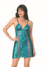 Aria's Closet Petrol Kısa Saten Gecelik PETROL S