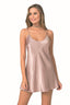 Aria's Closet Vizon Kısa Saten Gecelik VİZON S