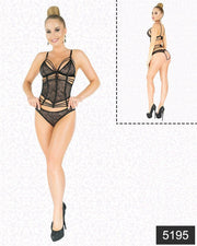 Aria's Closet Simli Dantel Büstiyer Takım Görsel XS